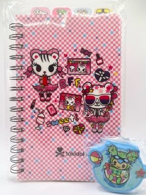 Tokidoki Kawaii Metropolis Notebook with Eraser